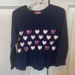 E-land Kids blue with hearts size 5